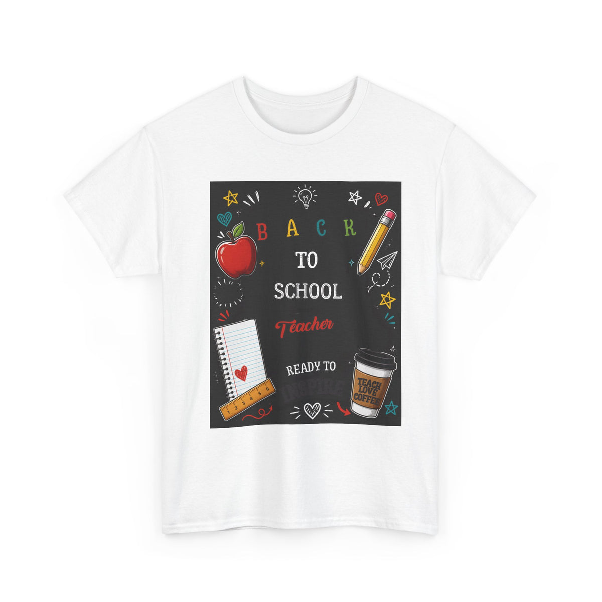 Classic Unisex Heavy Cotton T-Shirt — Everyday Casual Tee for Men & Women | Comfortable Fit