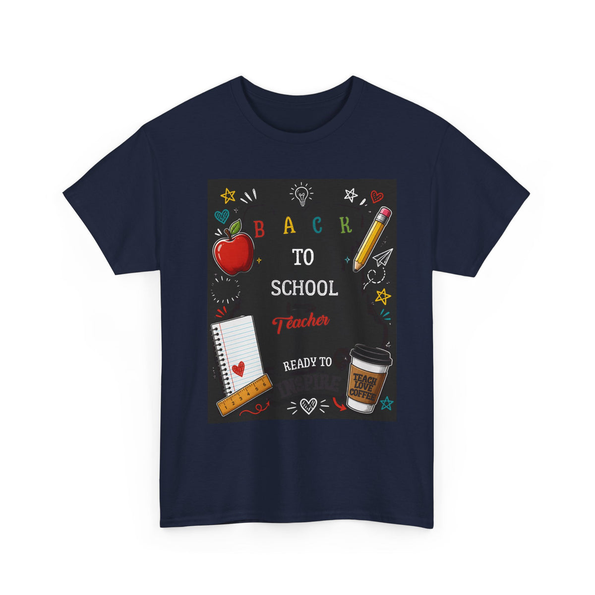 Classic Unisex Heavy Cotton T-Shirt — Everyday Casual Tee for Men & Women | Comfortable Fit