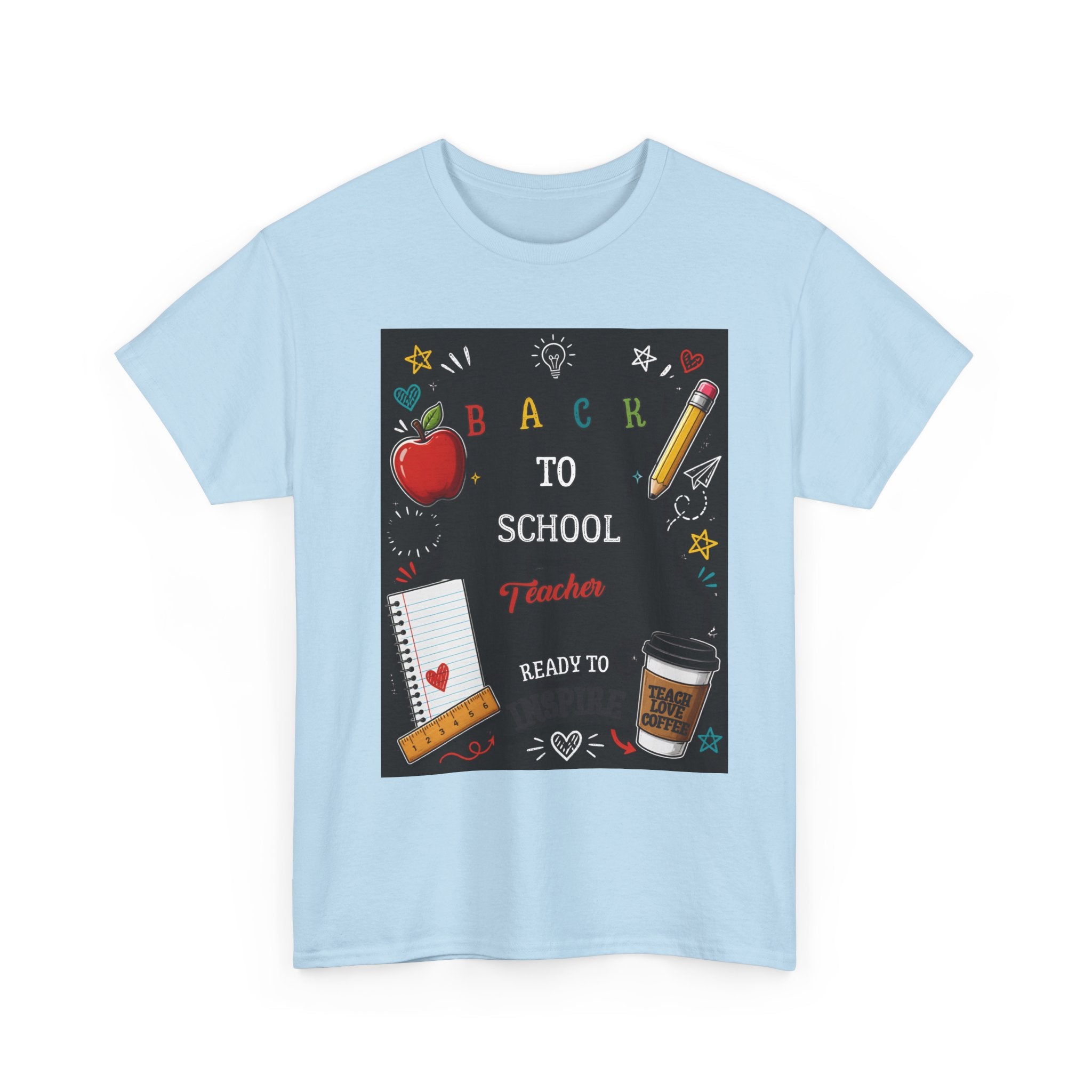 Classic Unisex Heavy Cotton T-Shirt — Everyday Casual Tee for Men & Women | Comfortable Fit