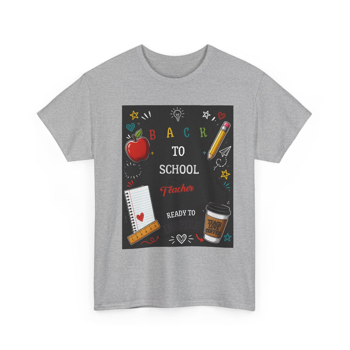 Classic Unisex Heavy Cotton T-Shirt — Everyday Casual Tee for Men & Women | Comfortable Fit