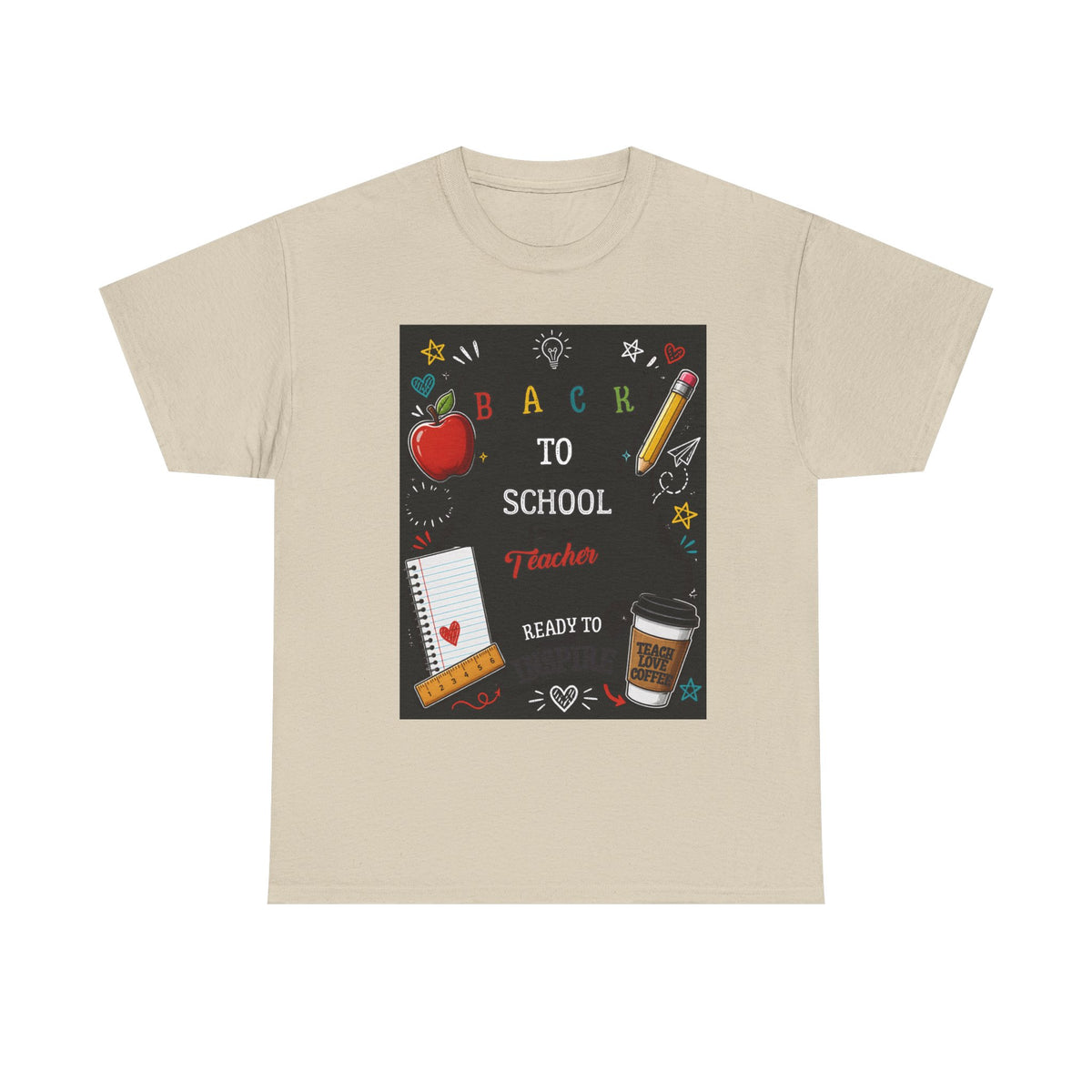 Classic Unisex Heavy Cotton T-Shirt — Everyday Casual Tee for Men & Women | Comfortable Fit