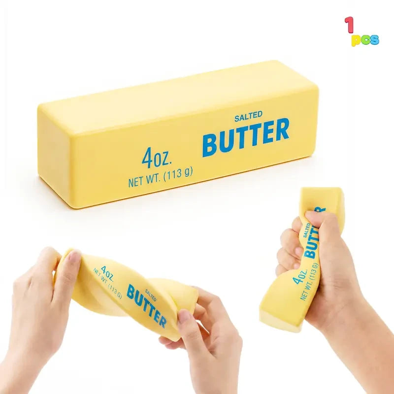 Slow Rising Butter Stick Squishy Toy | Stress Relief Fidget Toy