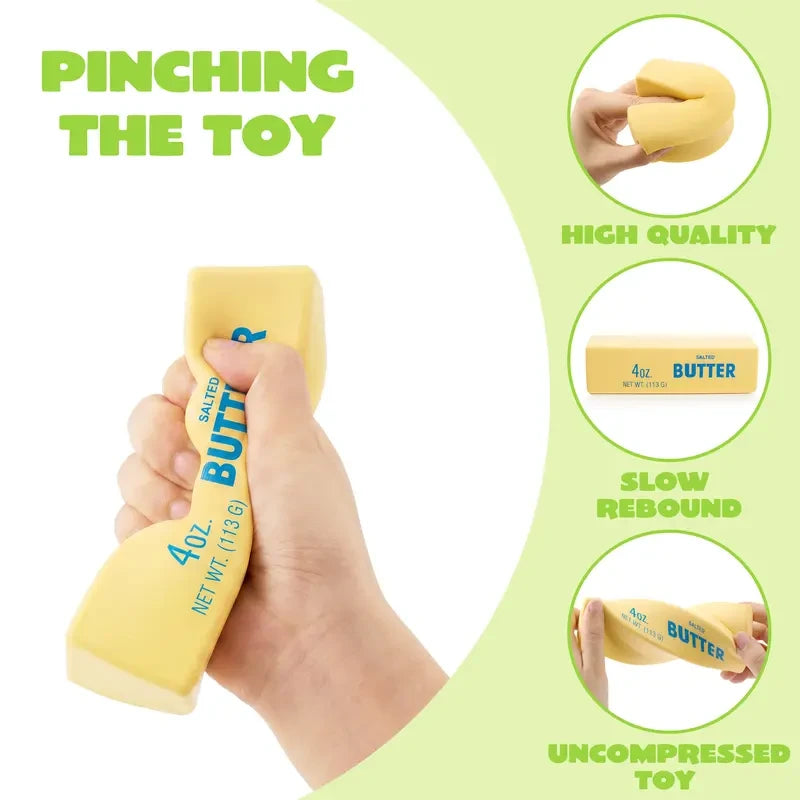 Slow Rising Butter Stick Squishy Toy