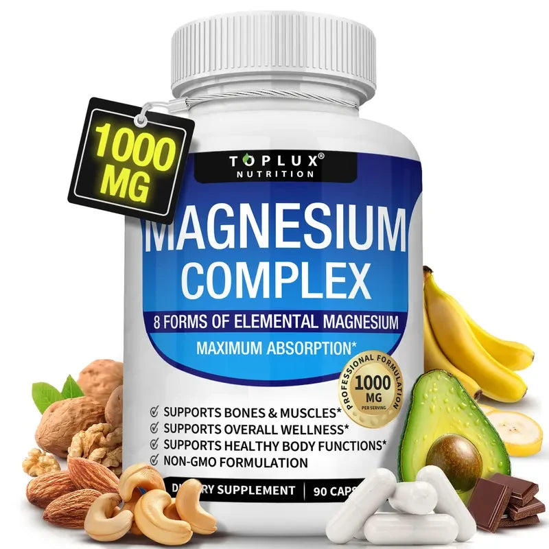 Toplux Magnesium Complex | 8 Essential Magnesium Supplement