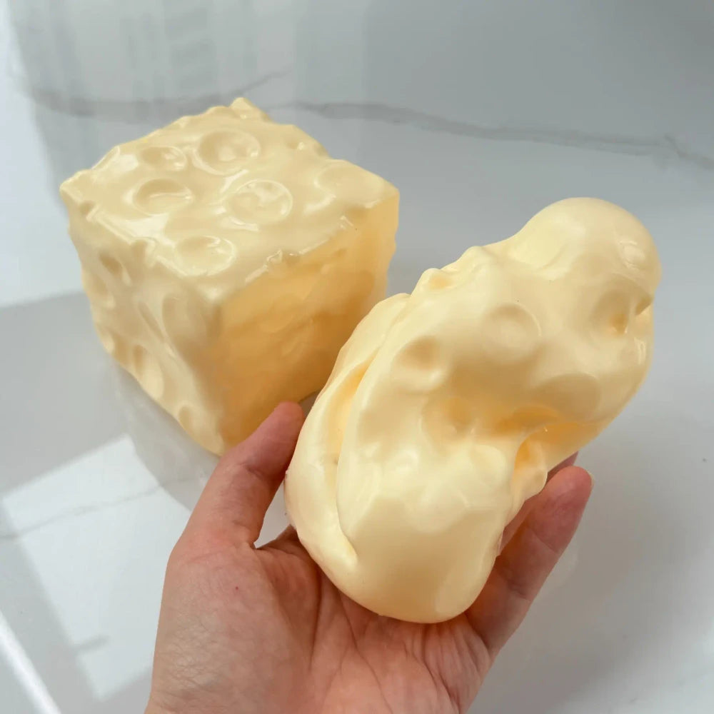 Petroleum Jelly Filled Cheese Stress Ball