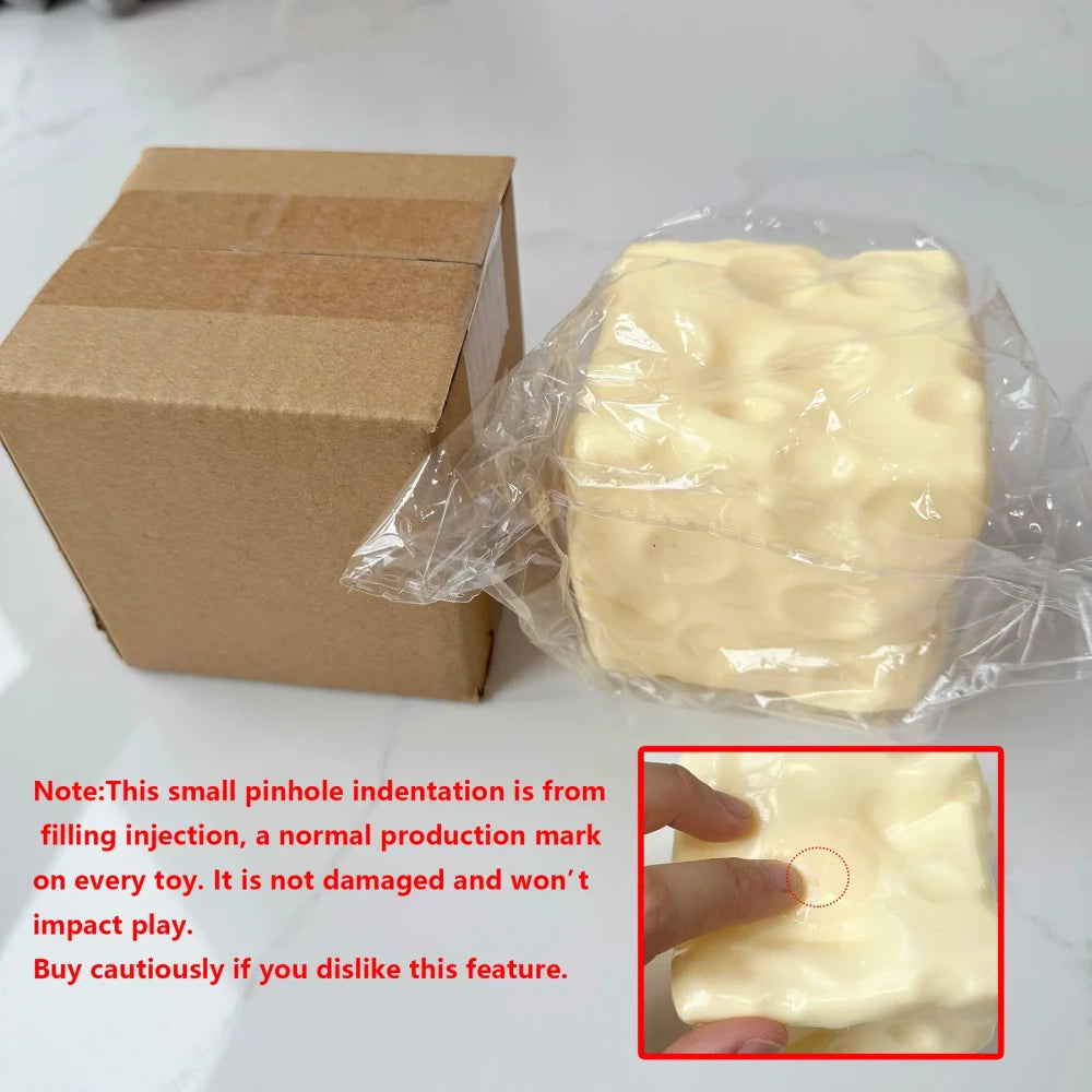 Petroleum Jelly Filled Cheese Stress Ball