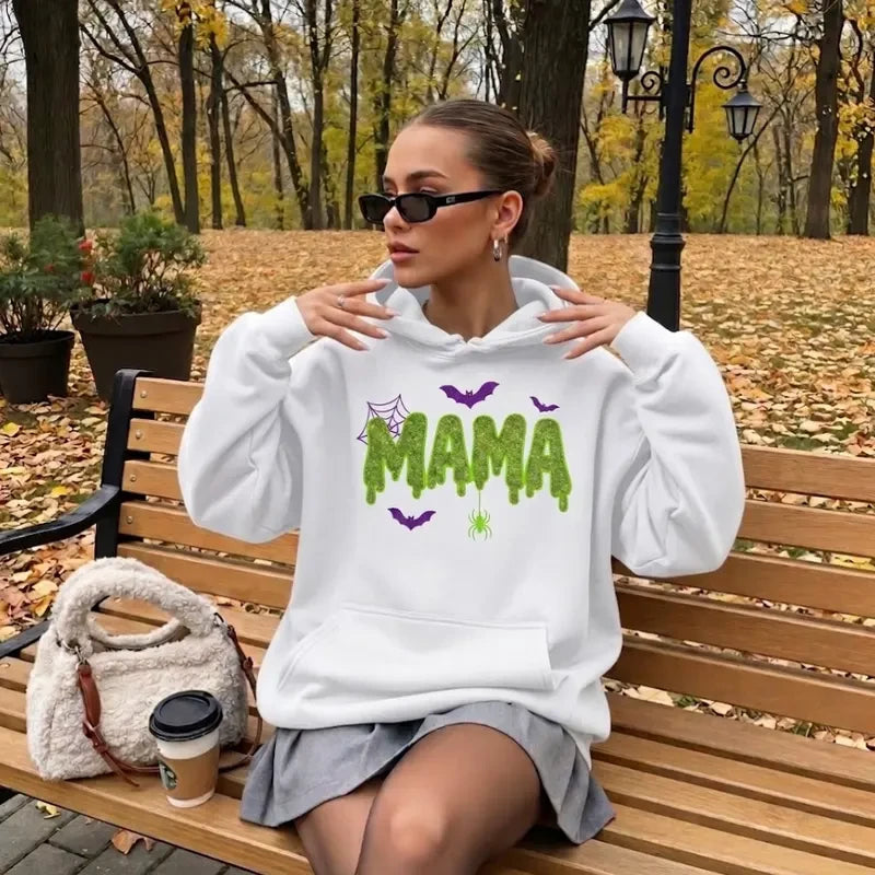 Halloween Graphic Mama Hoodie