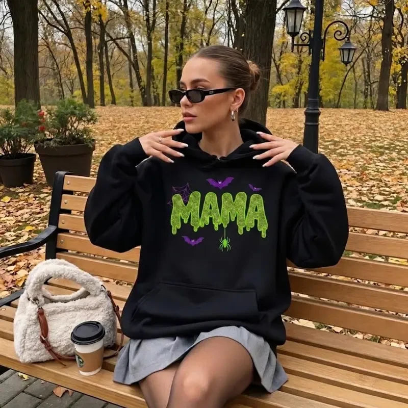 Halloween Graphic Mama Hoodie