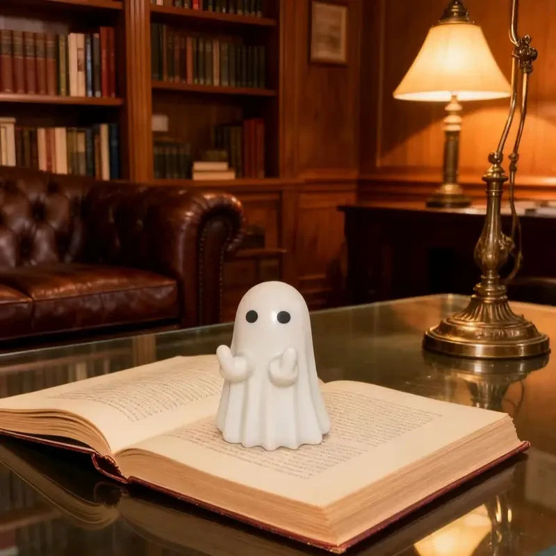 Spooky Middle Finger Ghost Figurine