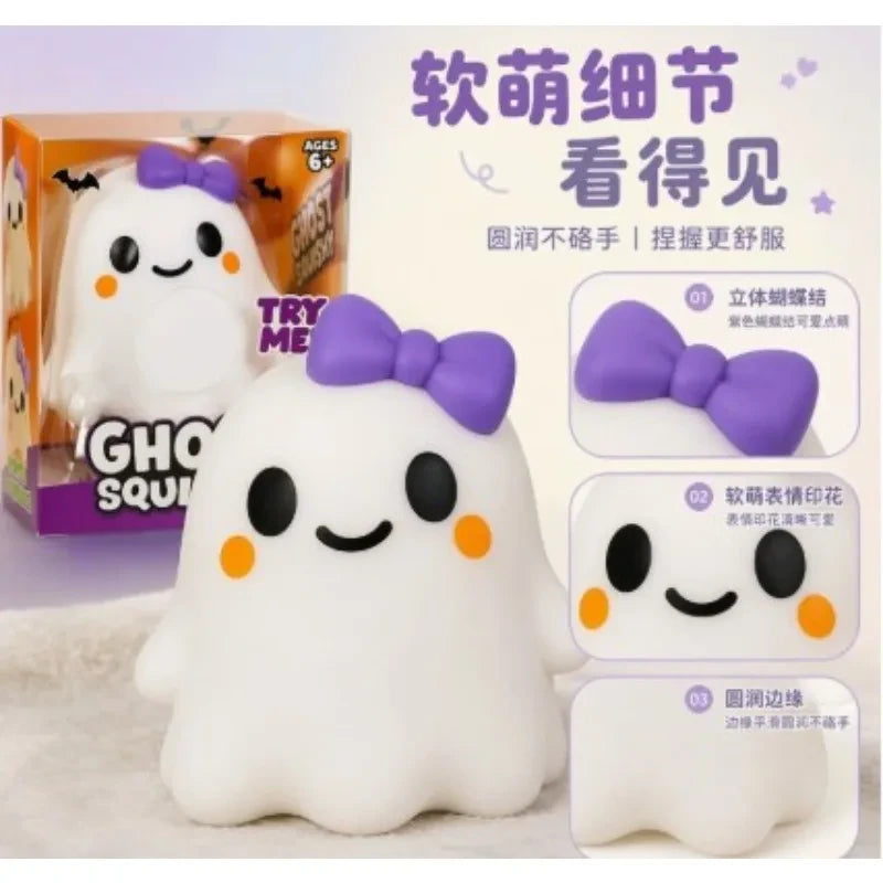 Bow Ghost Stress Relief Toy