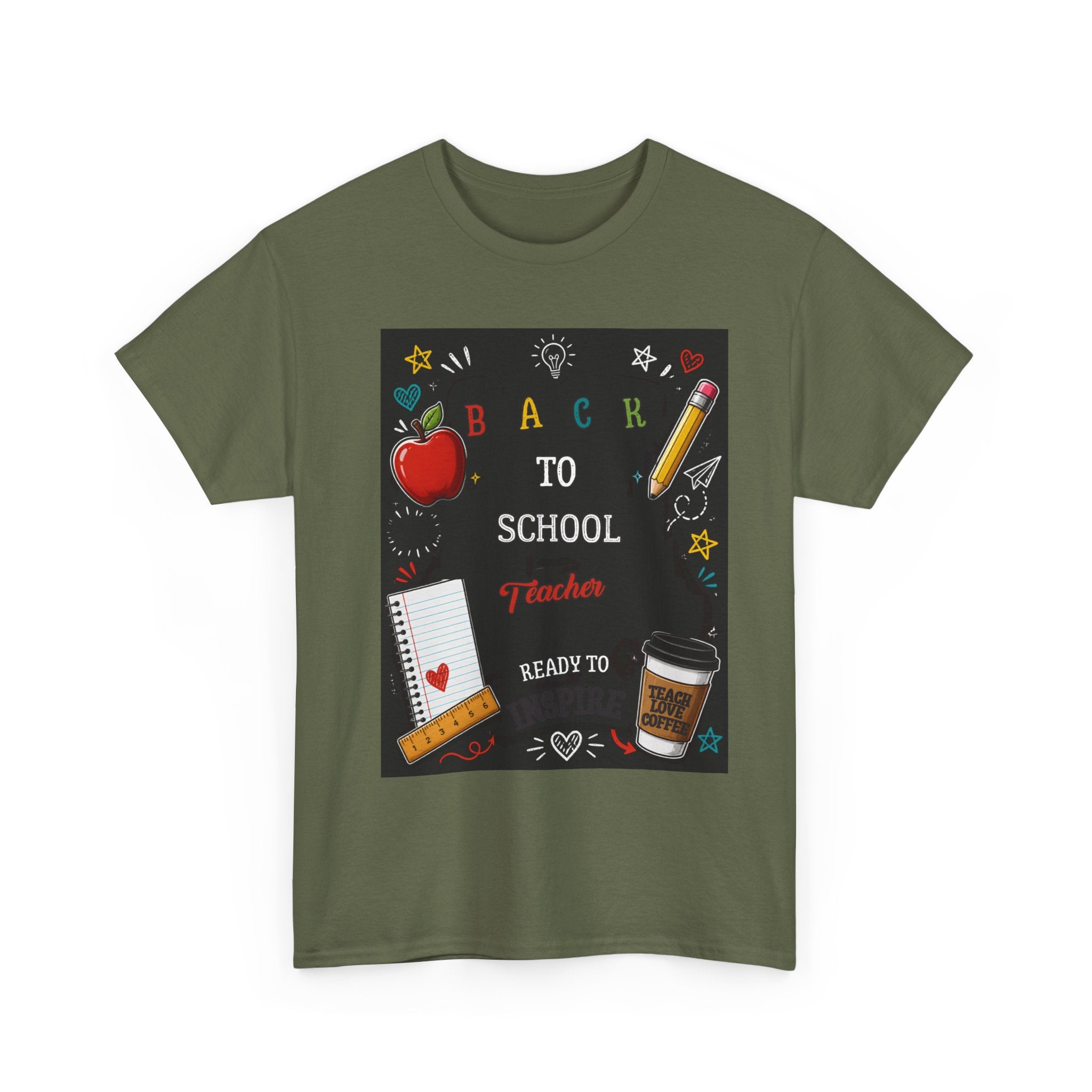 Classic Unisex Heavy Cotton T-Shirt — Everyday Casual Tee for Men & Women | Comfortable Fit
