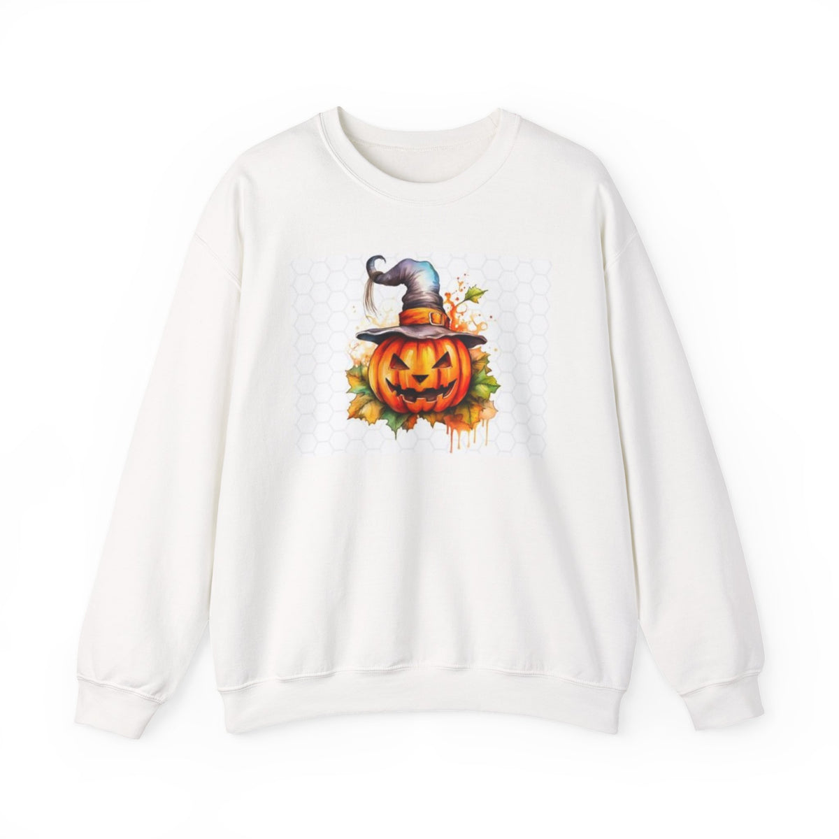 Halloween Sweatshirt Women | Pumpkin Witch Hat Crewneck | Fall Sweatshirt Women | Bonfire Sweater Pumpkin Patch Outfit
