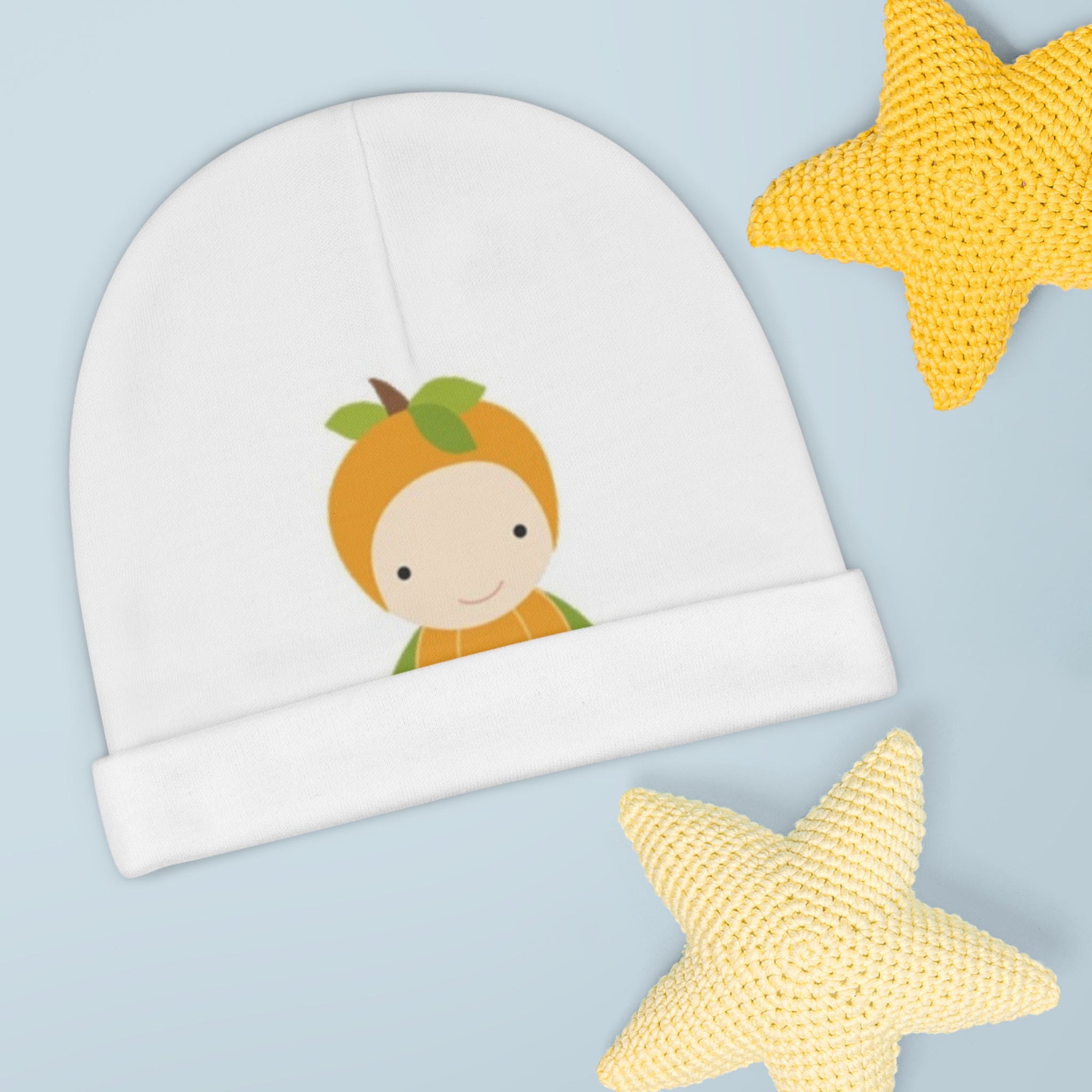 Baby Pumpkin Beanie — Cute Infant Fall Hat for Pumpkin Patch & Autumn Outings