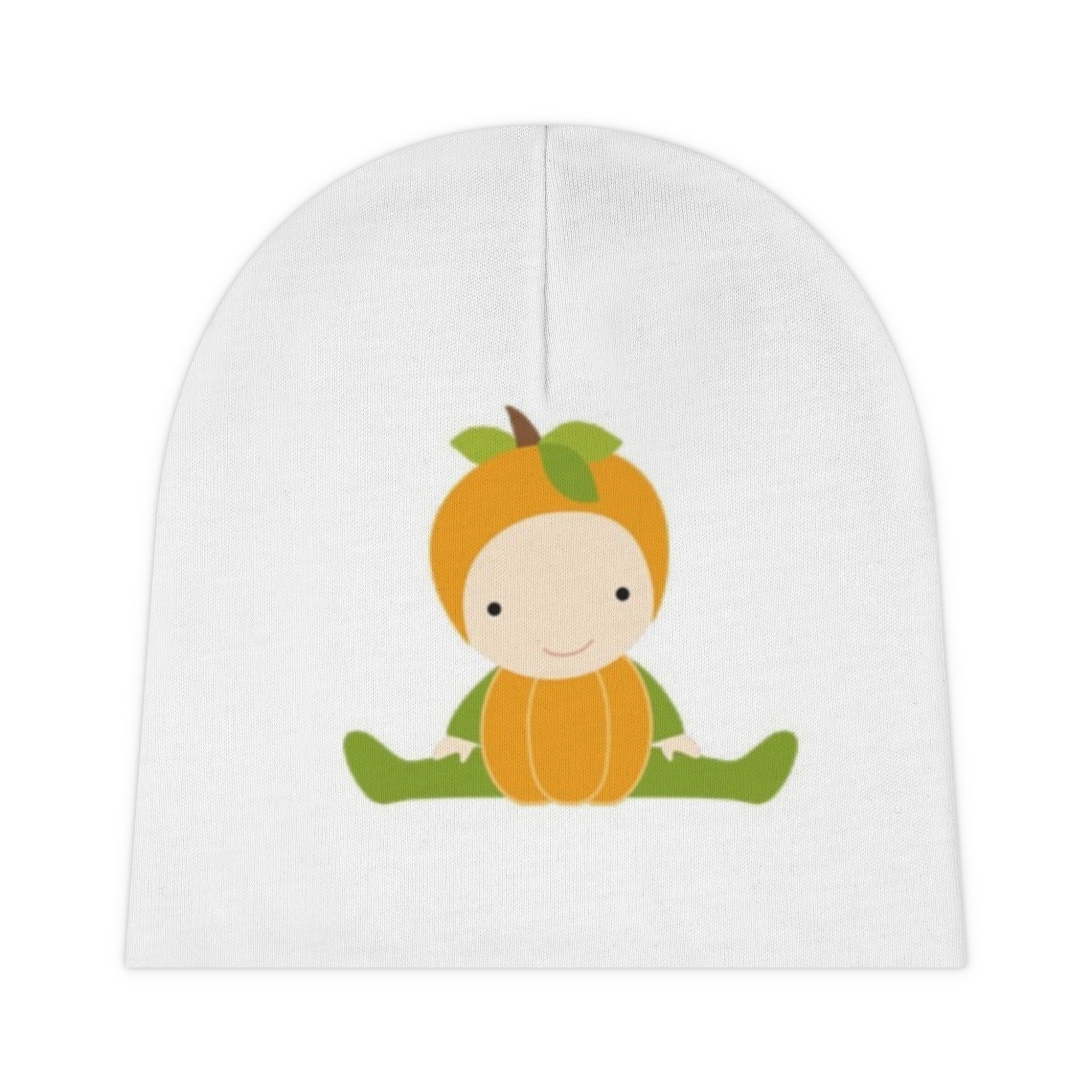 Baby Pumpkin Beanie — Cute Infant Fall Hat for Pumpkin Patch & Autumn Outings